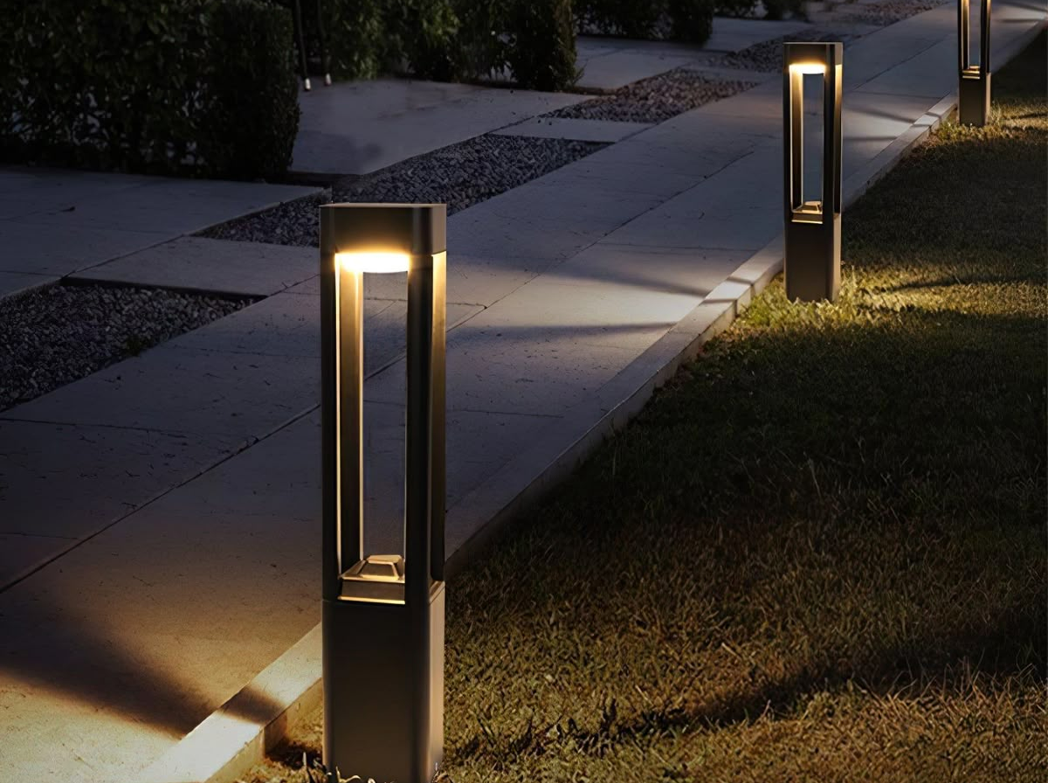Smart-campus-pathway-bollards-and-underground-parking-sensor-lighting