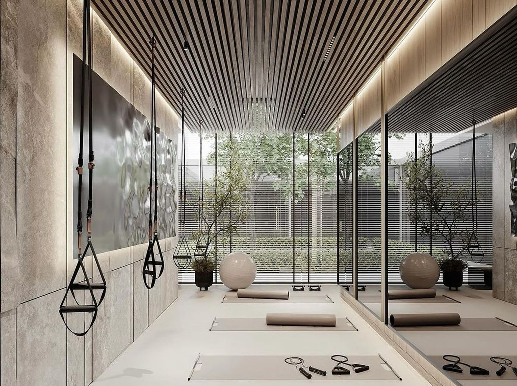 Soft-indirect-ambient-lighting-for-gym-stretching-and-recovery-zones